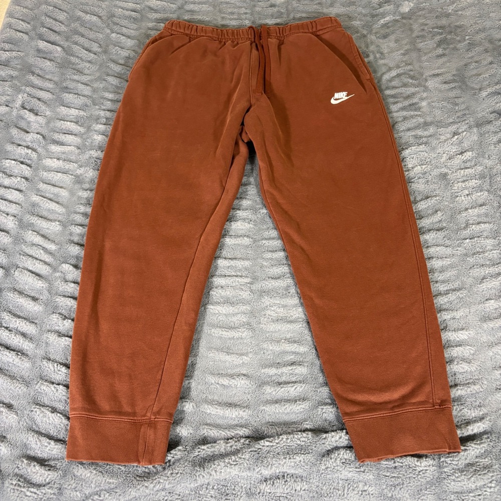 Nike Mens Sportswear Club Fleece Joggers Cinnabar Brown BV2671-217 XL